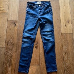 Madewell 9 high rise skinny 25